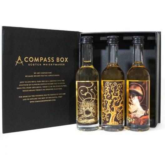 Compass Box Signature Gift Set - Grain & Vine | Natural Wines, Rare Bourbon and Tequila Collection