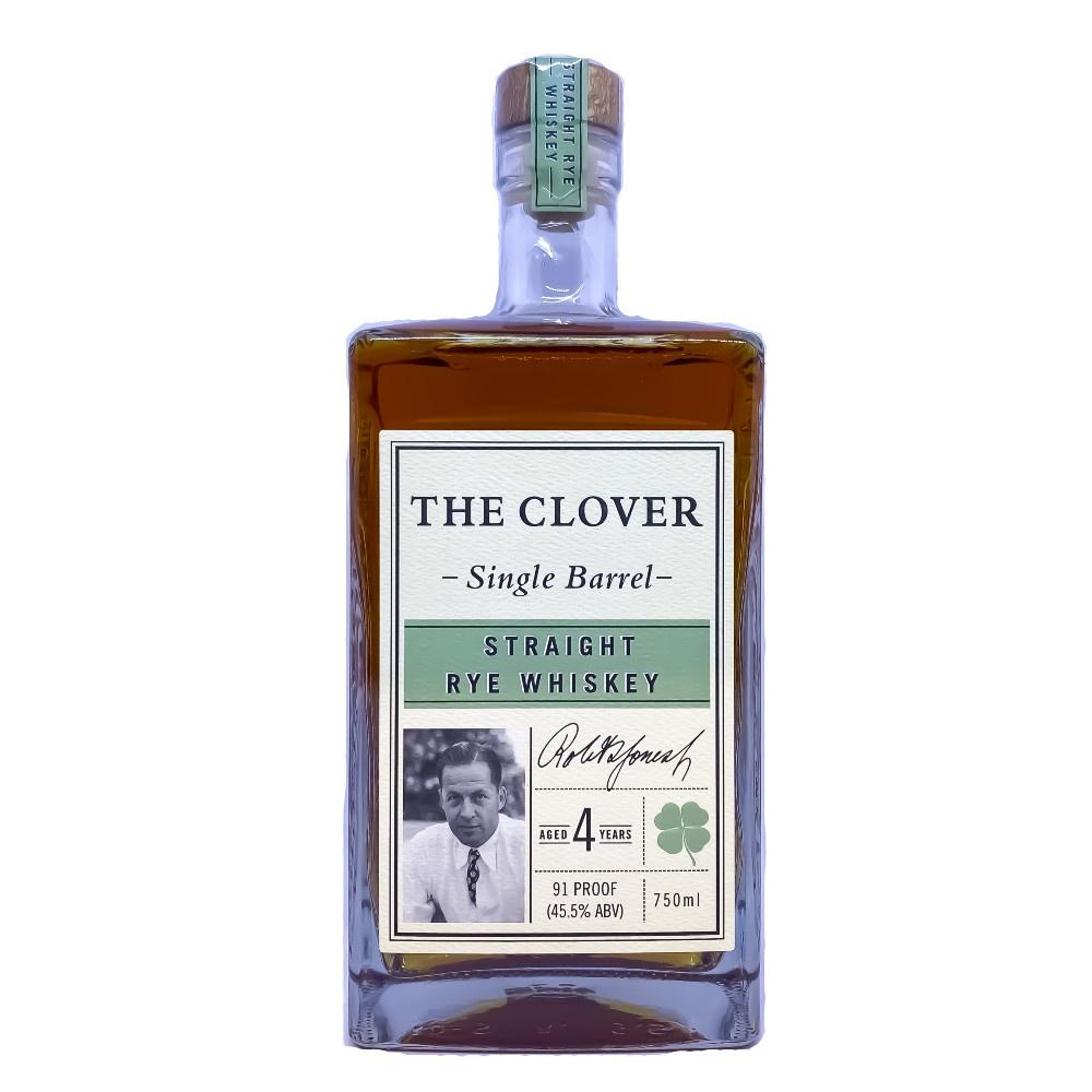 The Clover 4 Years Single Barrel Straight Rye Whiskey - Grain & Vine | Natural Wines, Rare Bourbon and Tequila Collection