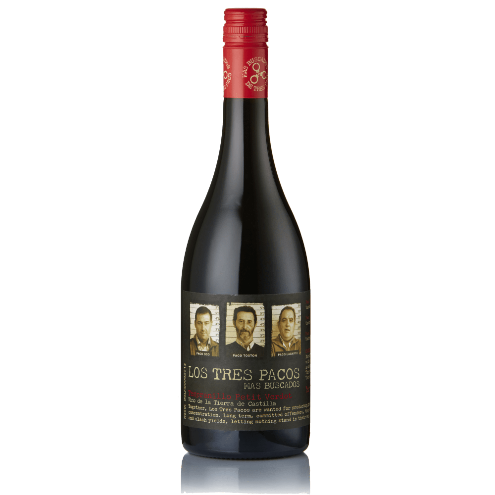 Los Tres Pacos Mas Buscados Vino de la Tierra de Castilla Tempranillo Petit Verdot - Grain & Vine | Natural Wines, Rare Bourbon and Tequila Collection