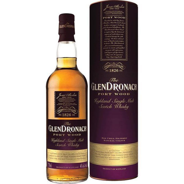 The GlenDronach Port Wood Highland Single Malt Scotch Whisky - Grain & Vine | Natural Wines, Rare Bourbon and Tequila Collection