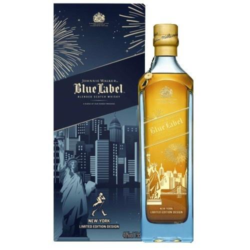 Johnnie Walker Blue Label New York Skyline Limited Edition Blended Scotch Whisky - Grain & Vine | Natural Wines, Rare Bourbon and Tequila Collection