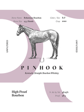 Pinhook Bohemian High Proof Kentucky Straight Bourbon Whiskey - Grain & Vine | Natural Wines, Rare Bourbon and Tequila Collection