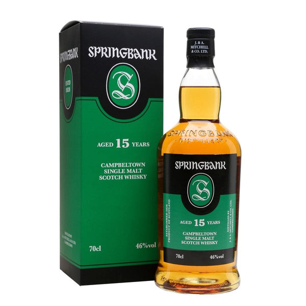 Springbank 15 Year Old Single Malt Scotch Whisky - Grain & Vine | Natural Wines, Rare Bourbon and Tequila Collection