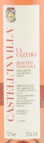 Castell'In Villa La Gazzara IGT Toscana Rosato - Grain & Vine | Natural Wines, Rare Bourbon and Tequila Collection