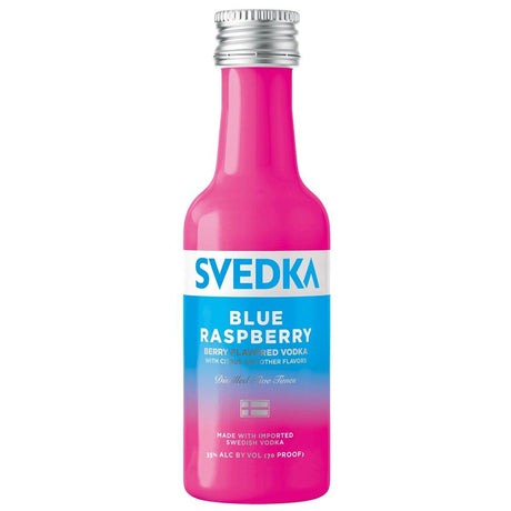 Svedka Blue Raspberry Flavored Vodka - Grain & Vine | Natural Wines, Rare Bourbon and Tequila Collection