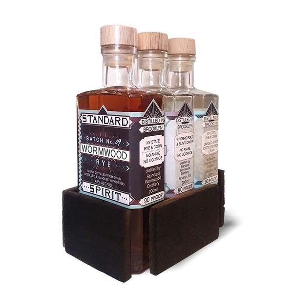 Standard Spirit Distillery 3 Pack Gift Set - Grain & Vine | Natural Wines, Rare Bourbon and Tequila Collection