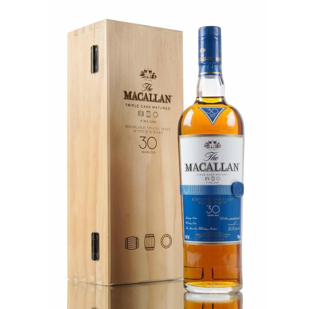 Macallan 30 Years Old Fine Oak Highland Single Malt Scotch Whisky - Grain & Vine | Natural Wines, Rare Bourbon and Tequila Collection