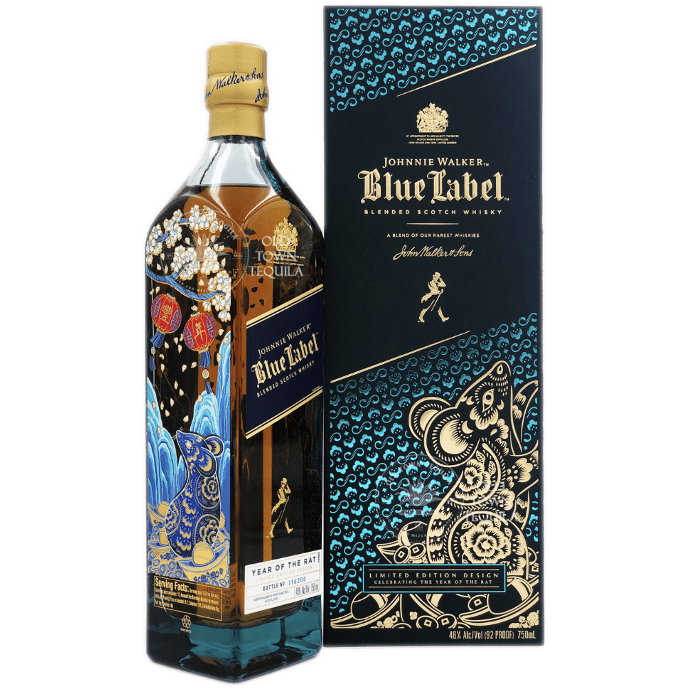 Johnnie Walker Blue Label Year of The Rat Scotch Whisky - Grain & Vine | Natural Wines, Rare Bourbon and Tequila Collection