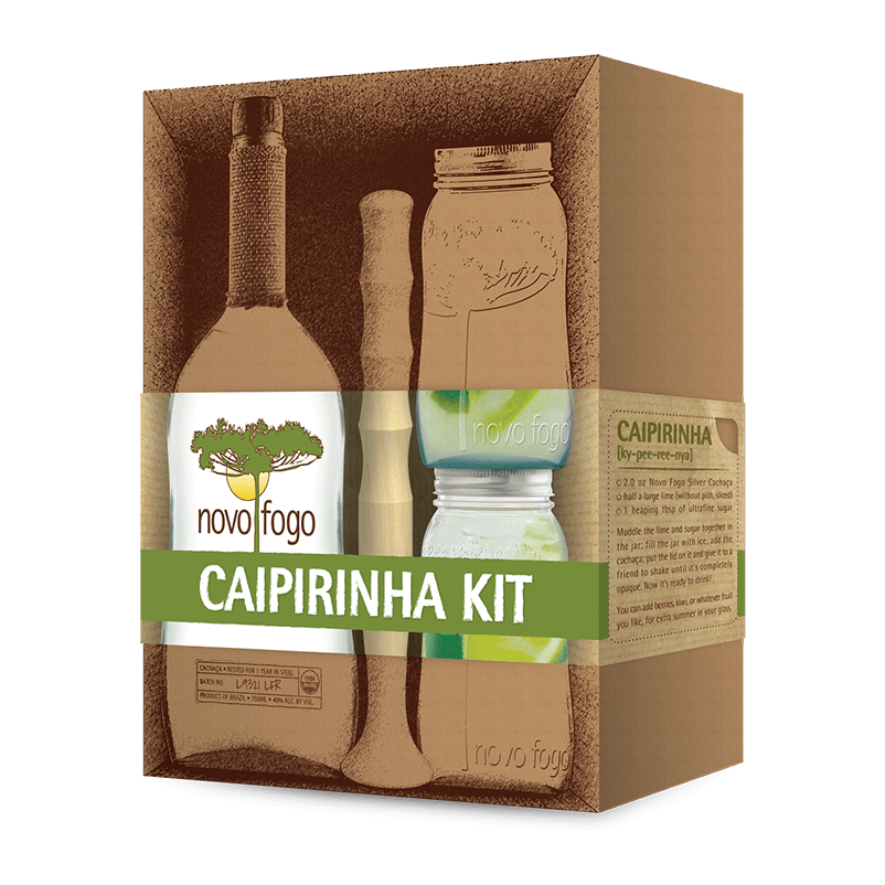 Novo Fogo Caipirinha Kit Silver Cachaca - Grain & Vine | Natural Wines, Rare Bourbon and Tequila Collection