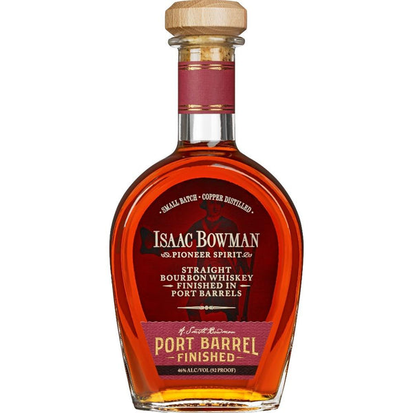 Isaac Bowman Bourbon Whiskey Finished Port Barrel - Grain & Vine | Natural Wines, Rare Bourbon and Tequila Collection