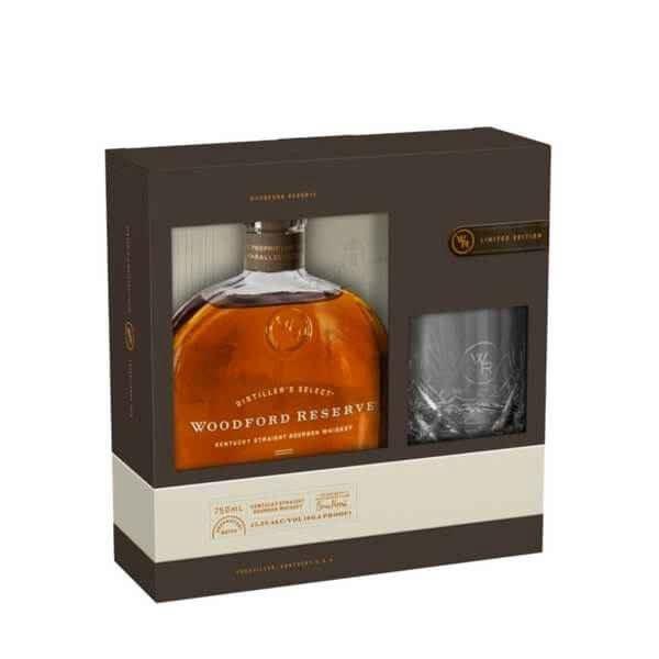 Woodford Reserve Kentucky Straight Bourbon Whiskey Gift Set - Grain & Vine | Natural Wines, Rare Bourbon and Tequila Collection