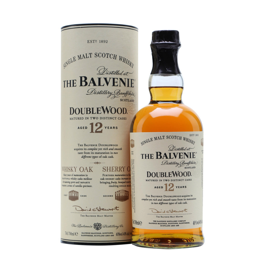 The Balvenie Double Wood 12 Years Single Malt Scotch Whisky - Grain & Vine | Natural Wines, Rare Bourbon and Tequila Collection