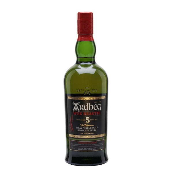 Ardbeg "Wee Beastie" 5 Years Islay Single Malt Scotch Whisky - Grain & Vine | Natural Wines, Rare Bourbon and Tequila Collection