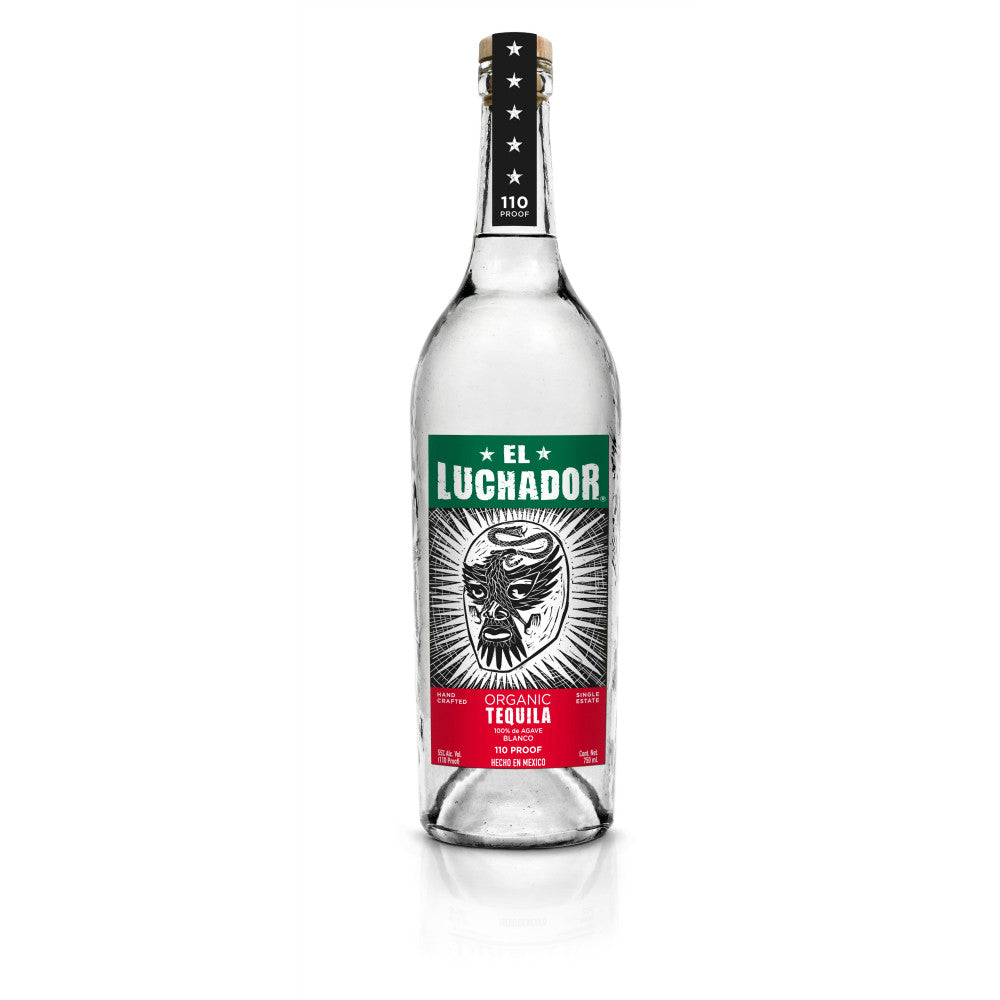 El Luchador Organic Tequila Blanco 110 Proff - Grain & Vine | Natural Wines, Rare Bourbon and Tequila Collection