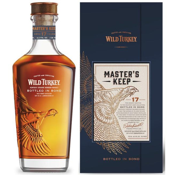 Wild Turkey 17 Years Master's Keep Bottle in Bond Kentucky Straight Bourbon Whiskey - Grain & Vine | Natural Wines, Rare Bourbon and Tequila Collection