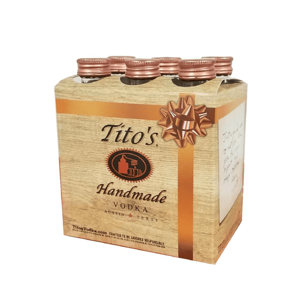 Tito's Vodka 6pk Gift Set - Grain & Vine | Natural Wines, Rare Bourbon and Tequila Collection