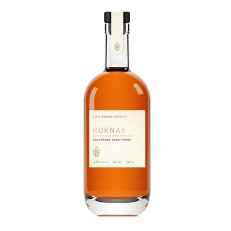 Far North Spirits Roknar Minnesota Rye Whiskey Sauternes Cask Finis - Grain & Vine | Natural Wines, Rare Bourbon and Tequila Collection