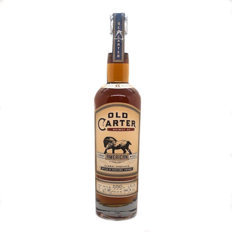 Old Carter 13 Year Old Barrel Strength Straight American Whiskey - Grain & Vine | Natural Wines, Rare Bourbon and Tequila Collection
