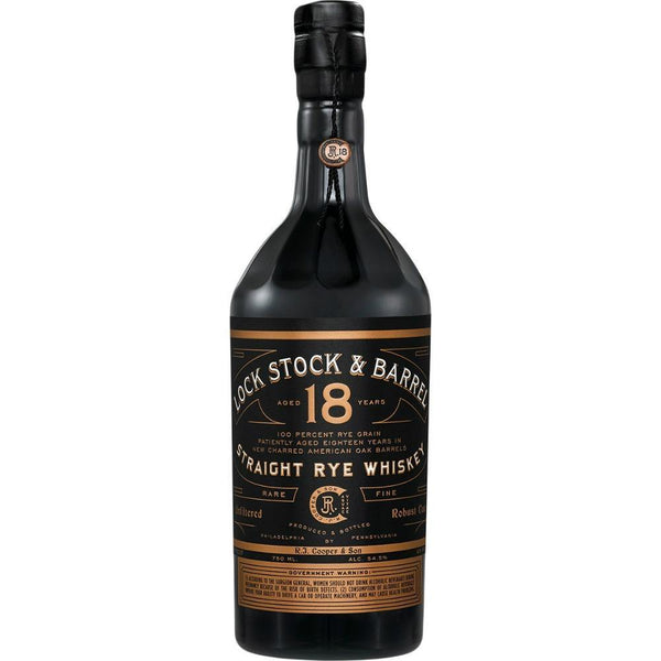 Lock Stock & Barrel 18 Year Old Straight Rye Whiskey - Grain & Vine | Natural Wines, Rare Bourbon and Tequila Collection