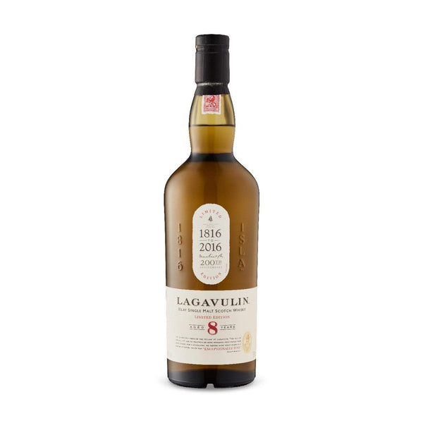 Lagavulin 8 Years Islay Single Malt Scotch Whisky - Grain & Vine | Natural Wines, Rare Bourbon and Tequila Collection