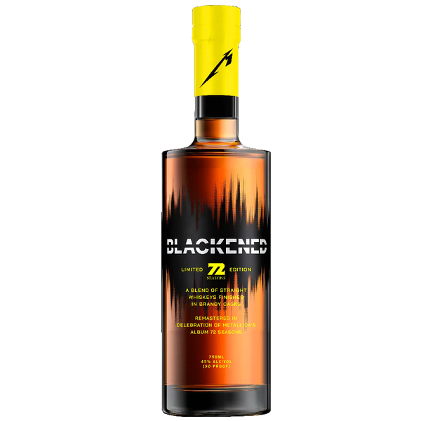 Blackened 72 Seasons Limited Edition A Blend of Straight Whiskeys Finished in Brandy Casks - Grain & Vine | Natural Wines, Rare Bourbon and Tequila Collection