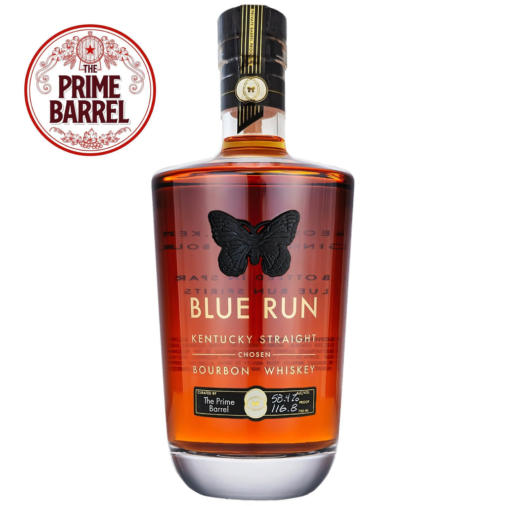 Blue Run "Chosen" Kentucky Straight Bourbon Whiskey The Prime Barrel Pick #79 - Grain & Vine | Natural Wines, Rare Bourbon and Tequila Collection