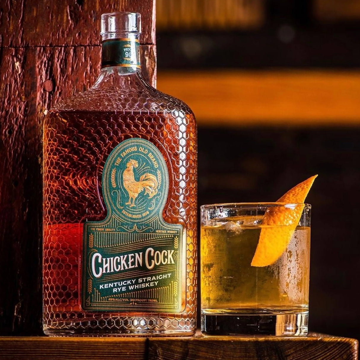 Chicken Cock Kentucky Straight Rye Whiskey - Grain & Vine | Natural Wines, Rare Bourbon and Tequila Collection