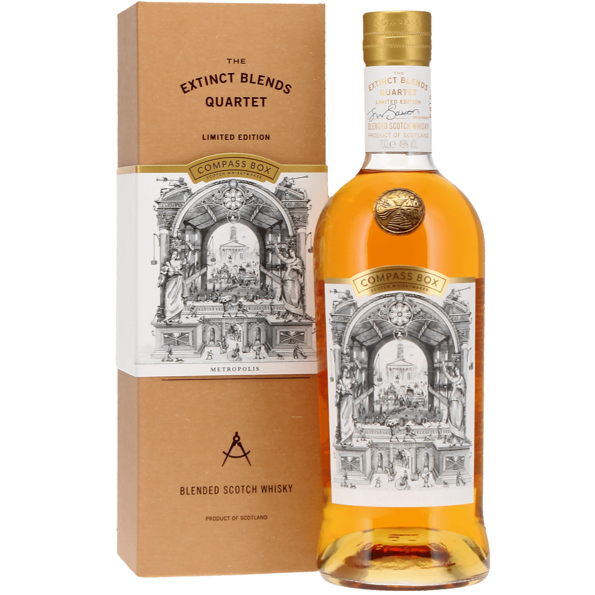 Compass Box Extinct Blends Quartet 