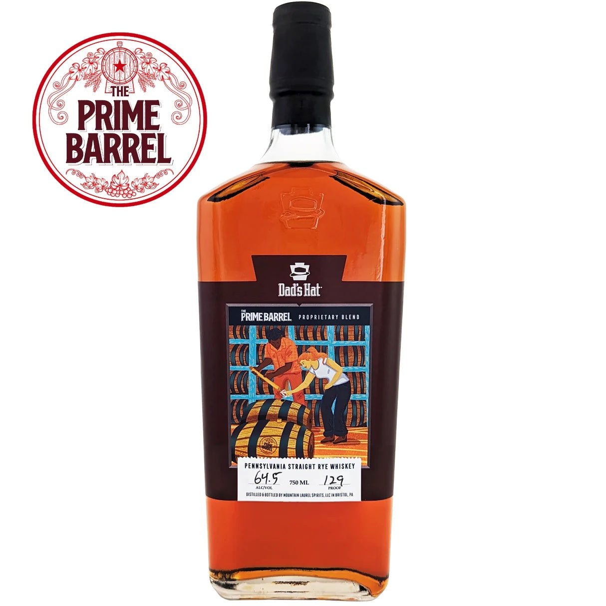 Dad’s Hat Cask Strength Pennsylvania Rye Whiskey “Hat Trick” The Prime Barrel Bespoke Blend #2 - Grain & Vine | Natural Wines, Rare Bourbon and Tequila Collection