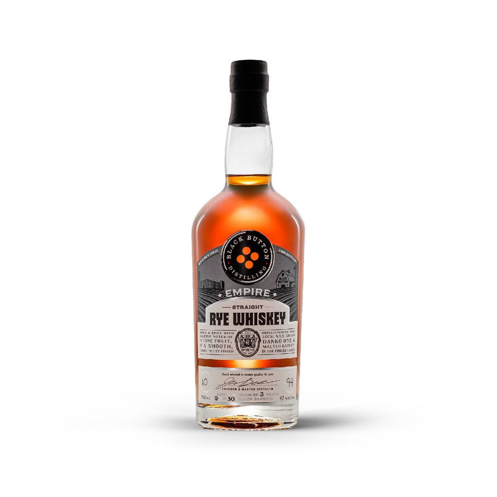 Black Button Distilling Empire Straight Rye Whiskey - Grain & Vine | Natural Wines, Rare Bourbon and Tequila Collection