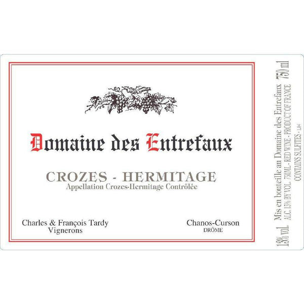 Entrefaux Crozes-Hermitage Rouge - Grain & Vine | Natural Wines, Rare Bourbon and Tequila Collection