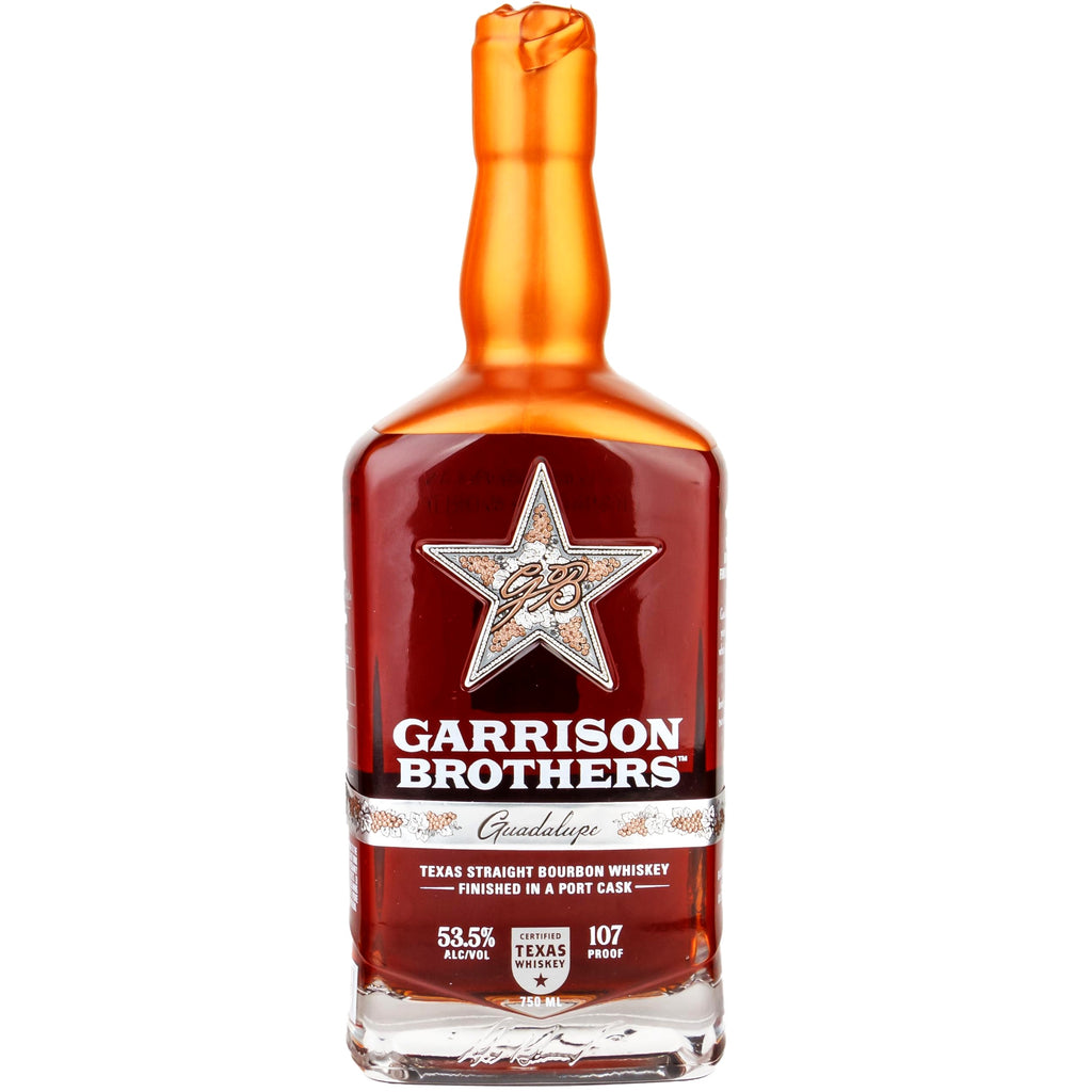 Garrison Brothers Guadalupe Texas Straight Bourbon Whiskey Finished In a Port Cask - Grain & Vine | Natural Wines, Rare Bourbon and Tequila Collection