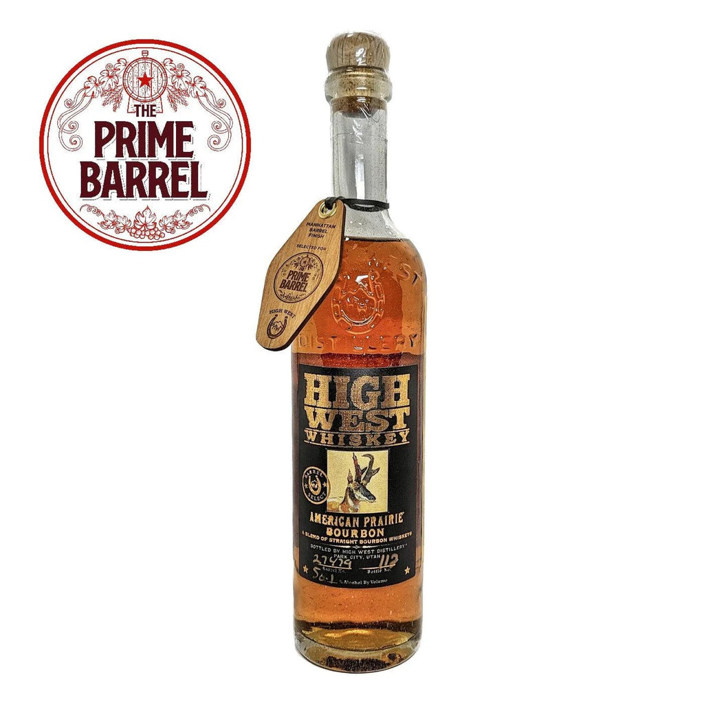 High West "Big Apple" Single Barrel Straight Barreled Manhattan Finished Bourbon Whiskey The Prime Barrel Pick #51 - Grain & Vine | Natural Wines, Rare Bourbon and Tequila Collection