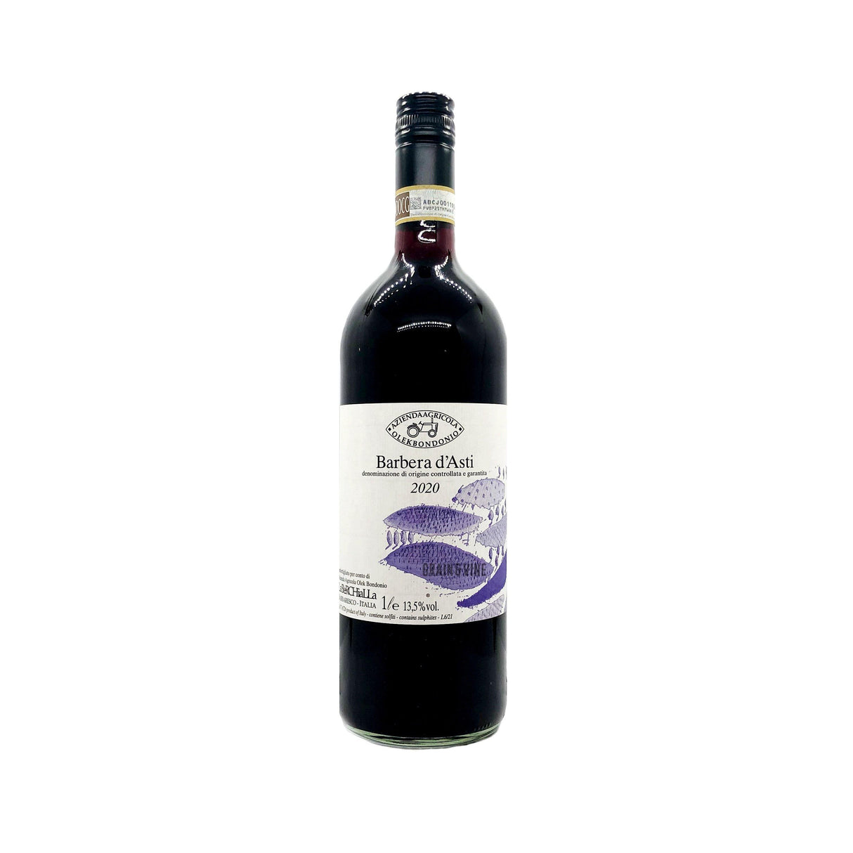 Olek Bondonio Barbera d'Asti - Grain & Vine | Natural Wines, Rare Bourbon and Tequila Collection