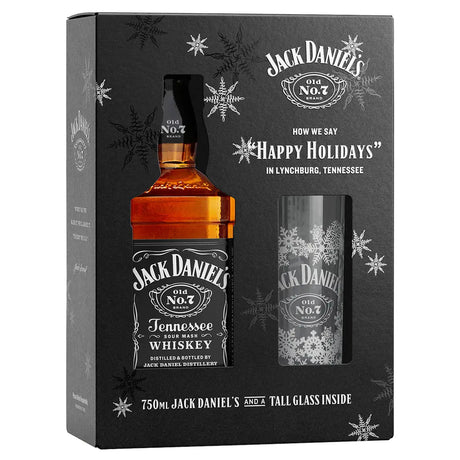 Jack Daniel's Black Tennessee Sour Mash Whiskey Gift Set - Grain & Vine | Natural Wines, Rare Bourbon and Tequila Collection