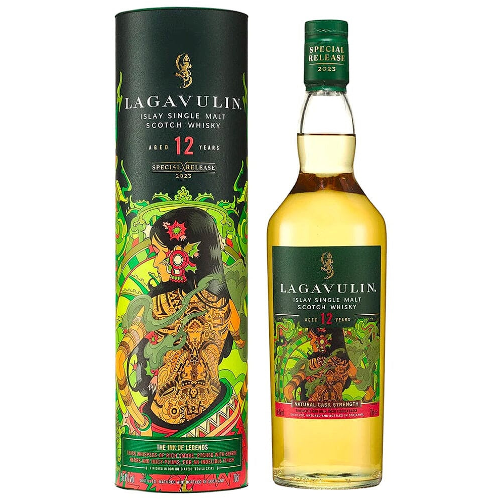 Lagavulin Aged 12 Years Islay Single Malt Scotch Whisky Special Releas –  Grain & Vine | Natural Wines, Rare Bourbon and Tequila Collection