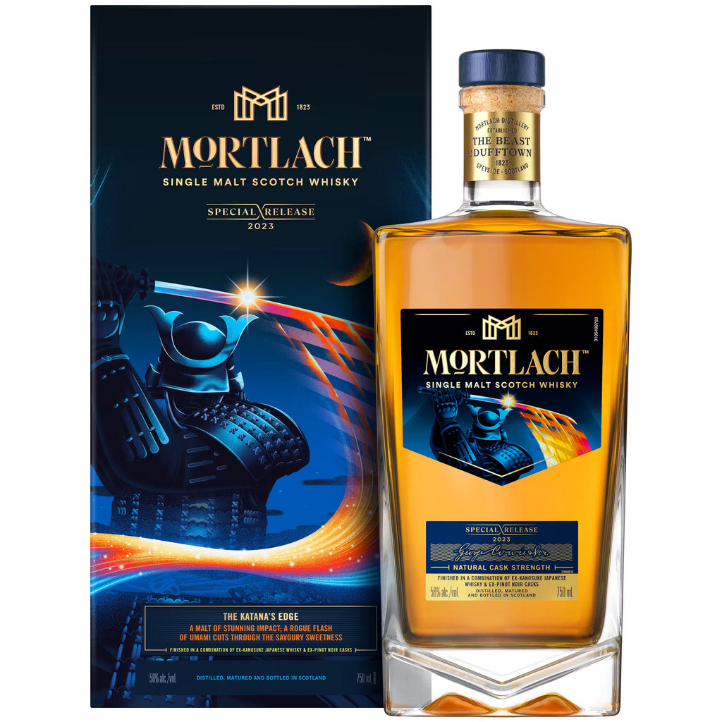 Mortlach "The Katana's Edge" Special Release 2023 Single Malt Scotch Whisky - Grain & Vine | Natural Wines, Rare Bourbon and Tequila Collection