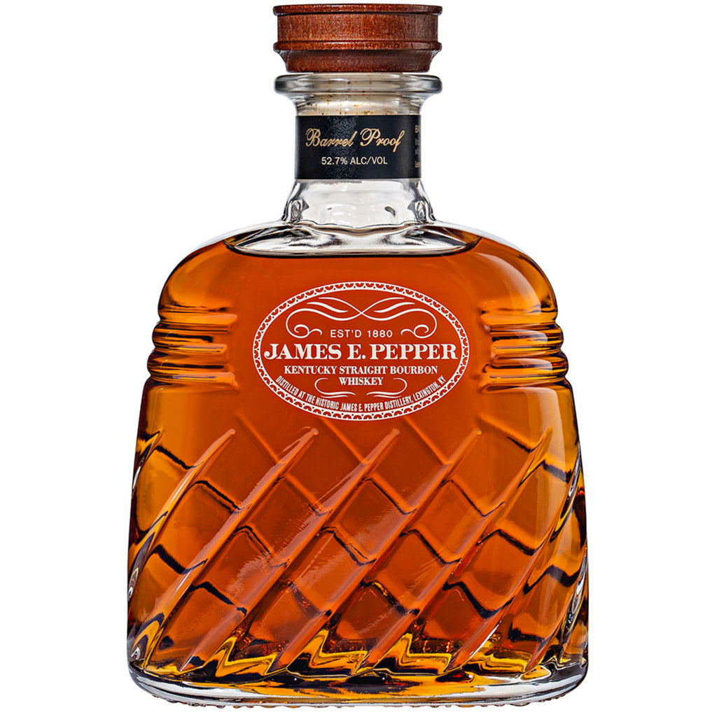James E. Pepper Decanter Barrel Proof Kentucky Straight Bourbon Whiskey - Grain & Vine | Natural Wines, Rare Bourbon and Tequila Collection