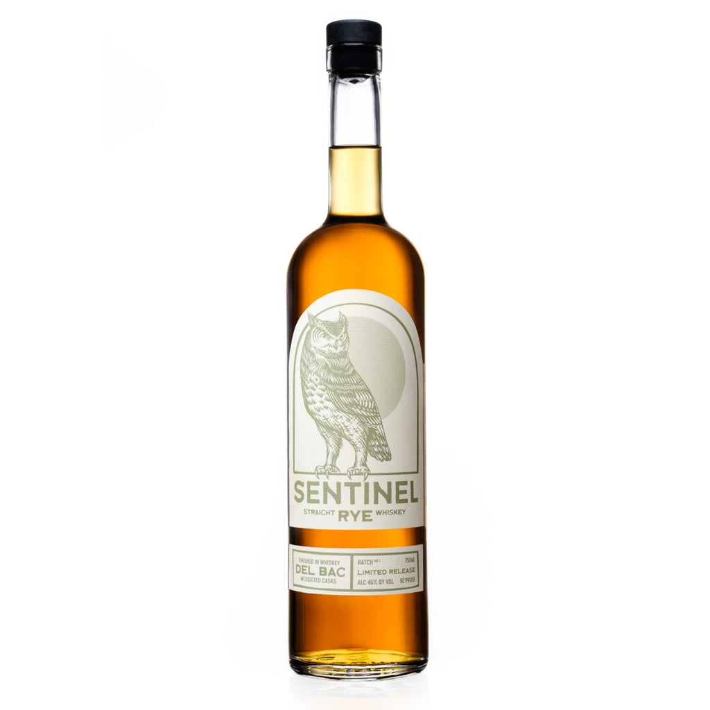 Del Bac Limited Release Mesquited Cask Sentinel Straight Rye Whiskey