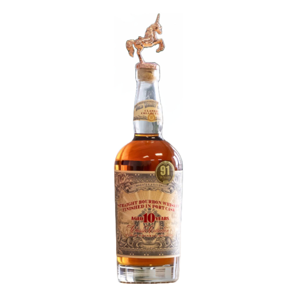 World Whiskey Society 10 Year Straight Bourbon Whiskey Finished in Port Cask Unicorn Edition - Grain & Vine | Natural Wines, Rare Bourbon and Tequila Collection