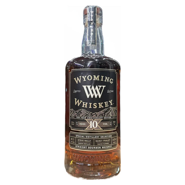 Wyoming Whiskey 10 Years Anniversary Edition Straight Bourbon Whiskey - Grain & Vine | Natural Wines, Rare Bourbon and Tequila Collection