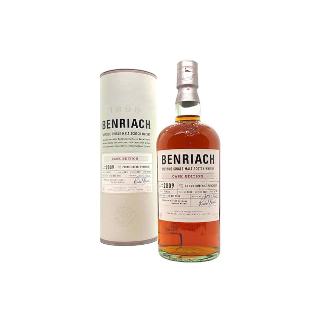 Benriach 2009 Pedro Ximénez Puncheon Cask Edition Speyside Single Malt Scotch Whisky - Grain & Vine | Natural Wines, Rare Bourbon and Tequila Collection