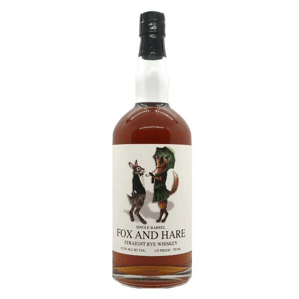 Taconic Distillery Fox and Hare Single Barrel Straight Rye Whiskey - Grain & Vine | Natural Wines, Rare Bourbon and Tequila Collection