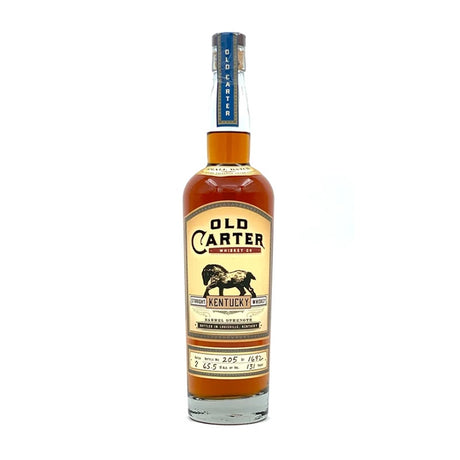 Old Carter Barrel Strength Straight Kentucky Whiskey - Grain & Vine | Natural Wines, Rare Bourbon and Tequila Collection