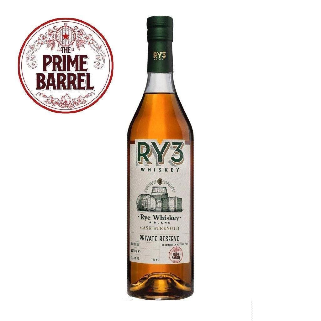 RY3 "Lil Rum Ryeding Hood" Cask Strength Rum Cask Finish Rye Whiskey The Prime Barrel Pick #12 - Grain & Vine | Natural Wines, Rare Bourbon and Tequila Collection