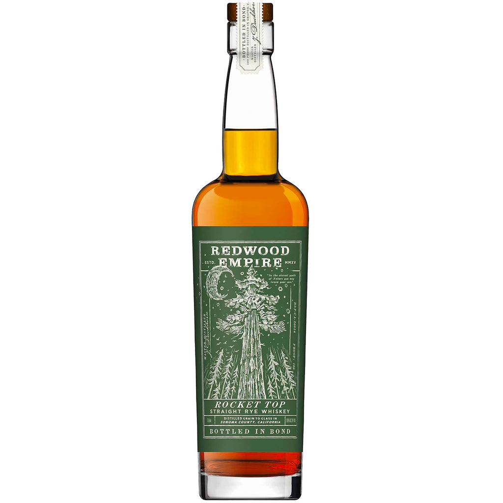 Redwood Empire "Rocket Top" Bottled in Bond Straight Rye Whiskey - Grain & Vine | Natural Wines, Rare Bourbon and Tequila Collection