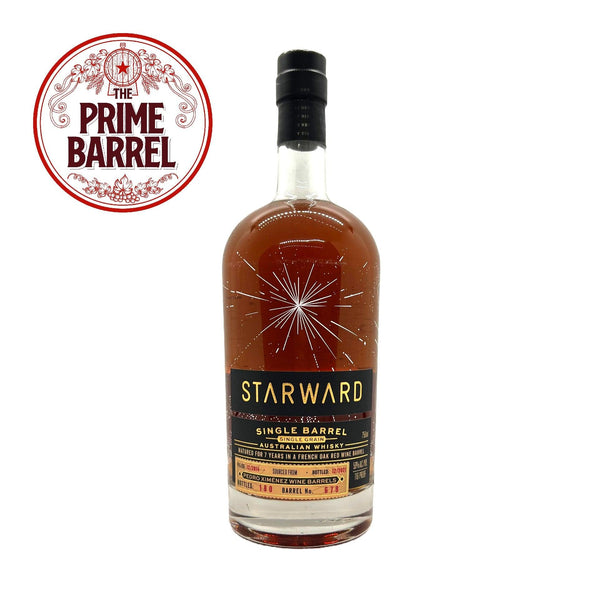 Starward Wheated Single Grain "Legendary Starward" 7 Year Old Australian Single Barrel Whisky The Prime Barrel Pick #27 - Grain & Vine | Natural Wines, Rare Bourbon and Tequila Collection