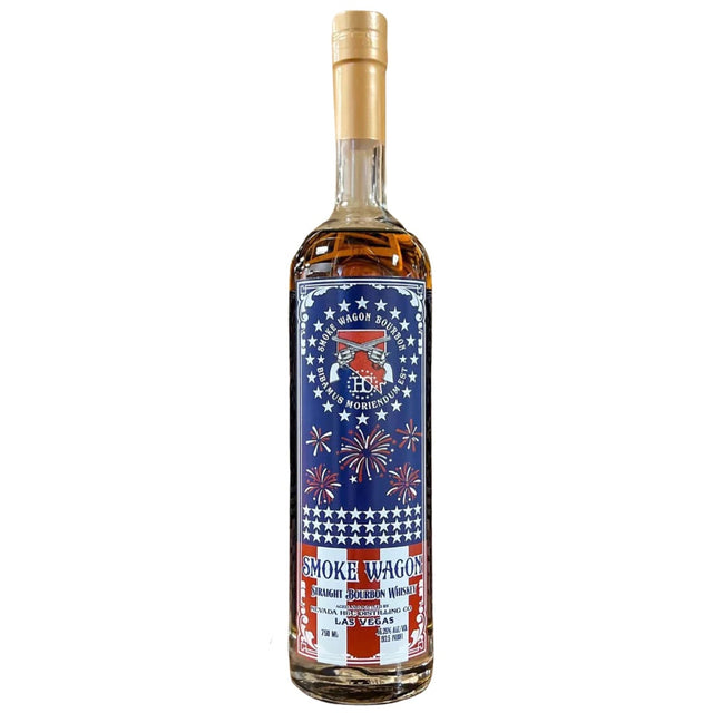 Smoke Wagon "Red White and Blue" Straight Bourbon Whiskey - Grain & Vine | Natural Wines, Rare Bourbon and Tequila Collection