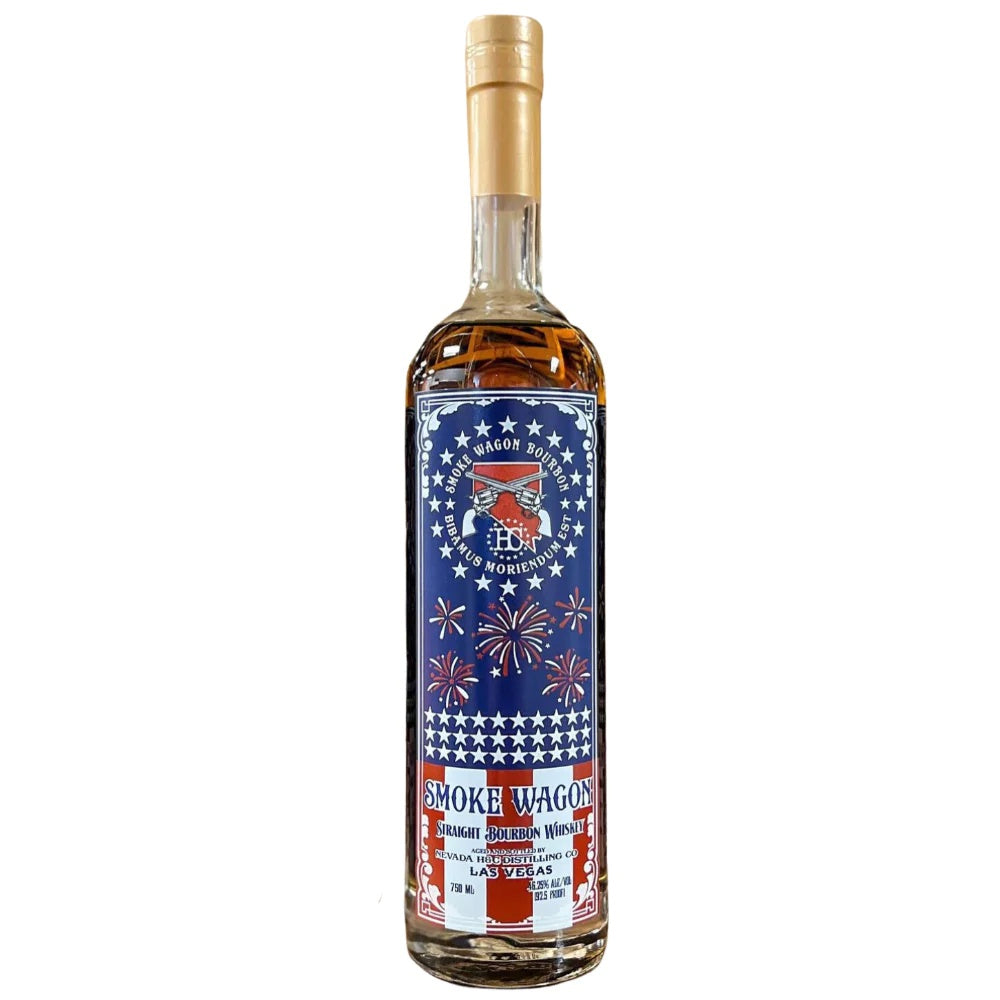 Smoke Wagon "Red White and Blue" Straight Bourbon Whiskey - Grain & Vine | Natural Wines, Rare Bourbon and Tequila Collection