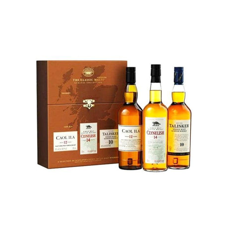 The Classic Malts Collection (Talisker 10 Years, Caol Ila 12 Years, Clynelish 14 Years) Gift Set - Grain & Vine | Natural Wines, Rare Bourbon and Tequila Collection